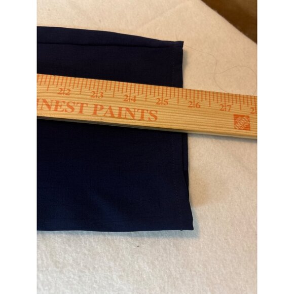 Allegra K Womens Blue Tie Waist Blouse size M - Picture 7 of 12